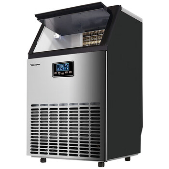 沃拓莱制冰机商用奶茶店大型70/150/300公斤小型全自动方冰块机器 168