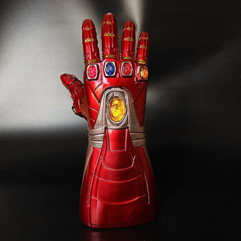 灭霸无限手套可穿戴可动发光漫威钢铁侠可穿儿童手套玩具 钢铁侠宝石