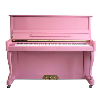【居家装饰】全新原值3万未拆封海伦凯勒hk123型号粉色钢琴一台