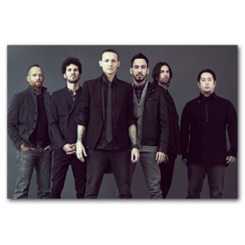 狼天影linkinpark海報林肯公園搖滾樂隊牆貼畫宿舍貼紙可來圖定製1530