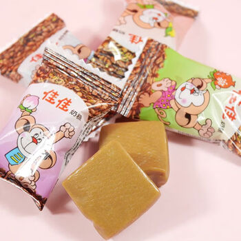 食芳溢喔喔佳佳奶糖果490g结婚儿童年货喜糖婚年货糖果混装怀旧休闲