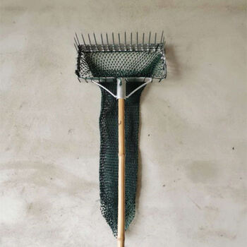 鹿凌青挖花蛤耙子耙子赶海工具花蛤抓蛤蜊扒网搭水产用具带网耙子贝壳