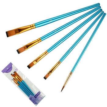 画笔尼龙毛水彩油画笔水粉画笔套装丙烯初学者美术绘画工具小学生用