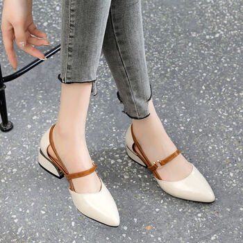 鞋靴>时尚女鞋>女士单鞋>女士船鞋>waitawait>waitawait半根女士皮鞋