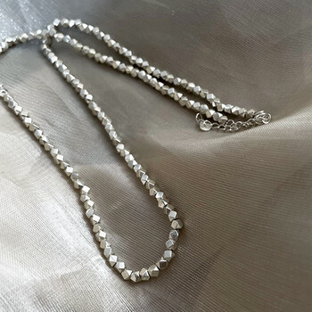 u碎银子项链2021年新款潮网红不掉色女轻奢设计感小众通勤刻字1碎55cm