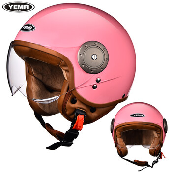 车头盔男女通用夏季防晒个性韩版灰奎盗电瓶车安全帽四季装备粉色均码