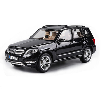 奔驰车模金属跑车合金汽车模型仿真收藏摆件原厂授权生日礼物 奔驰glk