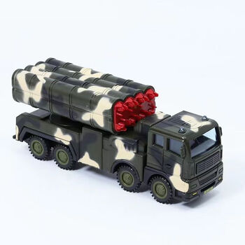 麦思伦maisilun导弹发射车模型可发射玩具火箭炮坦克大炮军事男孩玩具