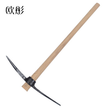 欧彤（OUTONG）TO-0013 户外十字镐木柄钢镐农用开荒多功能洋镐锄头（中号整套）55cm