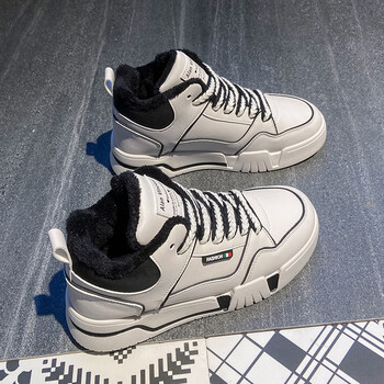 大东dusto女鞋2022冬季新款加厚加绒小白鞋学生韩版时尚休闲鞋学生