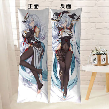 原神周边抱枕成人 申鹤等身抱枕头原神手办长条玩偶枕头套定制枕芯枕