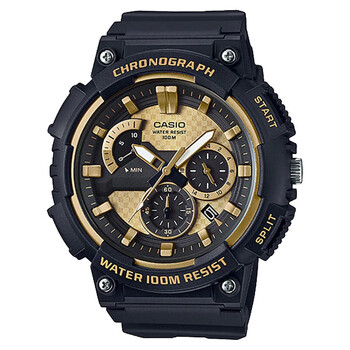 卡西欧(casio)手表男女黑暗之心经典黑金mcw运动电子表aeq-110w/bw