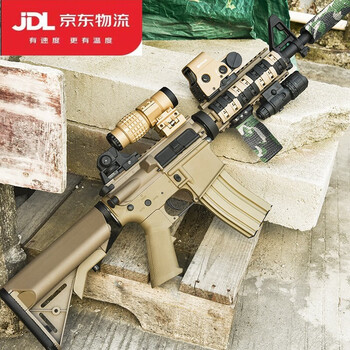 连发软弹男孩cs射击训练可发射玩司马军典mp5全黑版标准配置备用蛋夹