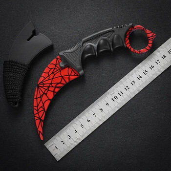 矢向爪子弯刀csgo csgo游戏周边未开刃爪子刀二西莫夫不锈钢金属材质