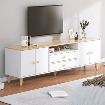 小户型卧室高柜电视机柜组合墙柜简易地柜 【店长】两柜门-140*29*54