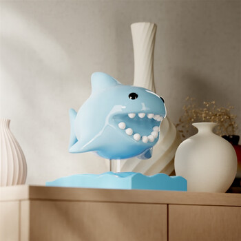 阿尤布鲨鱼乳牙盒创意实用礼物牙齿收纳儿童男女孩纪念摆件家居装饰品