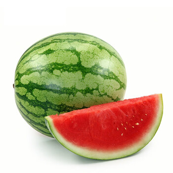 冰糖麒麟西瓜当季现摘8424甜脆西瓜沙瓤薄皮 4枚装