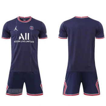 馆方品牌商场同款巴黎19号梅·西球衣2122巴黎圣日耳曼足球服学成人