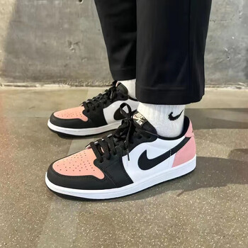 olomlbaj男女鞋air jordan aj1男新款低帮透气休闲板鞋轻便运动篮球