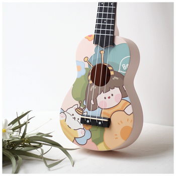 曲漾 可爱男女生尤克里里初学者学生入门款儿童可爱尤克里里 蜜蜂款