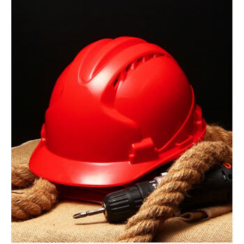 安全头帽工地男透气建筑工程国标abs施工加厚工人玻璃钢头盔定制三筋