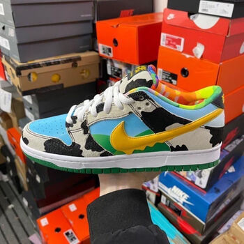 耐克顿sb奶牛冰淇淋dunkbenjerrys低帮板鞋男女休闲轻便透气运动鞋