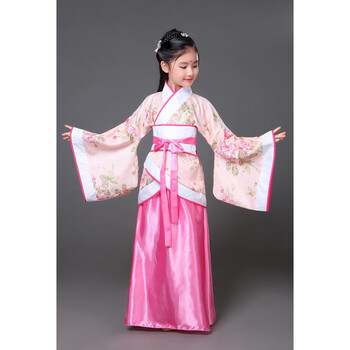 迪牧欧红楼梦儿童汉服女童红楼梦林黛玉表演出服丫鬟古代宋朝宫女侍女