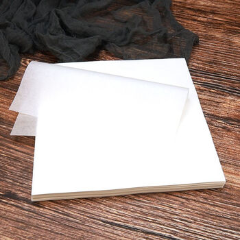 炸锅烘焙油纸硅油纸厨房不粘烤肉吸油纸食品级吸油纸正方形26厘米50张