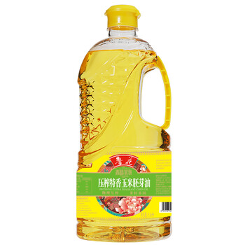 鲁花香味家族压榨玉米胚芽油16l大客户专用