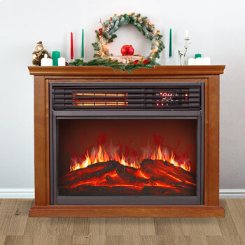 德卡森欧式壁炉取暖器3d仿真火焰取暖炉暖气炉暖风机家用节能客厅bea