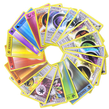 卡片pokemon cards宠物小精灵卡牌助推器卡包儿童 20张能量卡_energy