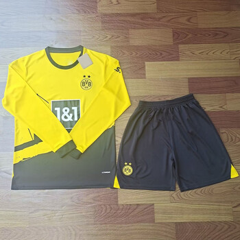 主客场足球服套装客场长袖比赛训练队服球衣7号桑乔主场7号桑乔l