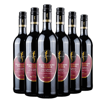 南非原瓶进口红酒库玛拉红宝石混酿干红葡萄酒750ml新老包装随机发货