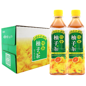 娃哈哈蜂蜜柚子茶饮料500ml15瓶整箱娃哈哈蜂蜜柚子茶500ml15瓶