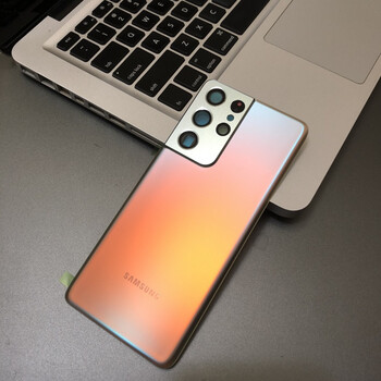 gliruis三星s21 ultra后盖防水背胶后壳电池盖g9980背壳后屏 幻境银