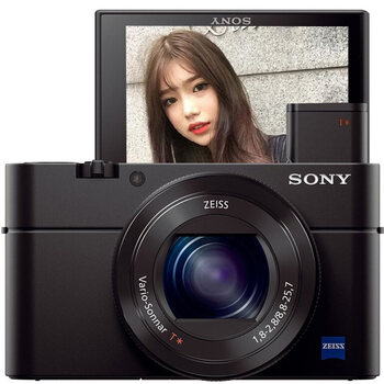 索尼(sony)dsc-rx100m4/iv 黑卡4代四数码相机旅游照相机慢动作自拍