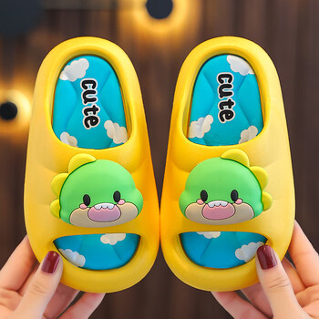 巴布豆儿童拖鞋夏季新款卡通软底洗澡防滑室内居家男童男孩宝宝凉拖鞋