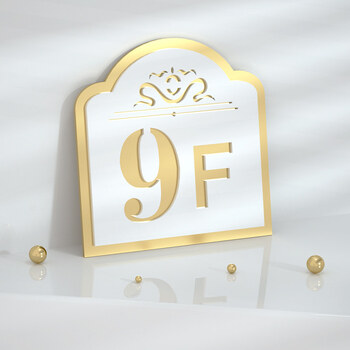 楼层牌楼层号电梯数字提示指定制亚克力示牌单元牌楼栋牌号小区单元门