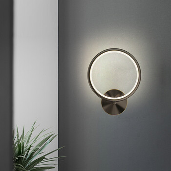 楼梯灯工业墙壁灯具创意客厅卧室床头灯饰圆形壁灯25205cm单色暖光