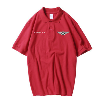 宝凡柏宾利标志短袖t恤男女4s店工装汽修翻领工作衣服车标男粉丝周边