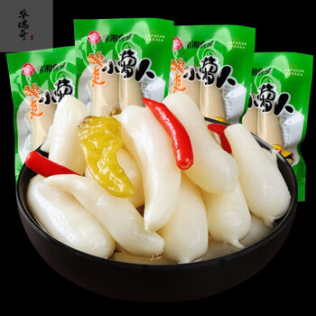 落蓝余湘馋萝卜头5/30泡椒酸辣小萝卜萝卜干泡菜开袋即食零食下饭菜10