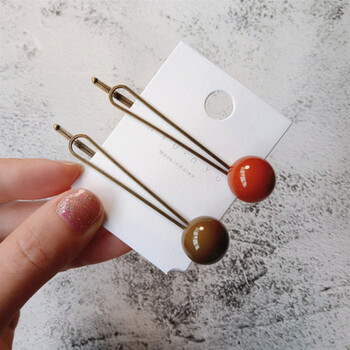 卡子发饰韩版网红头卡侧边发夹女韩国复古一字夹马卡龙糖果色发卡简约