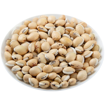 甄选高品质炒白扁豆中药材500g克正宗云南白扁豆干货炒熟农家