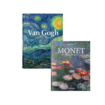 TASCHEN原版 Monet莫奈 Van Gogh梵高 油画艺术作品集 英文大师画册画集