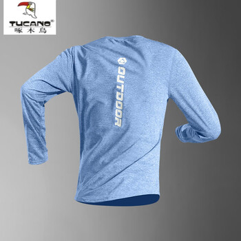 啄木鸟速干衣男篮球训练服跑步投篮长袖t恤排汗登山健身体育生运动