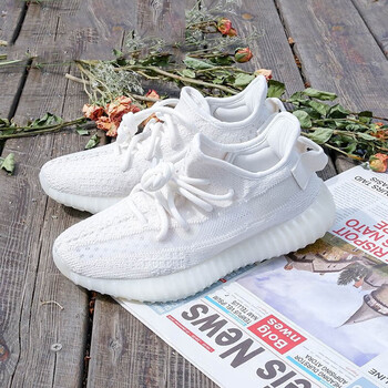 男鞋女鞋2023春季新款yeezy boost 350 v2 椰子纯白冰淇淋2