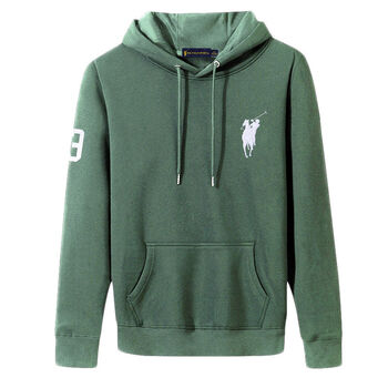 简马仕保罗polo春季新款卫衣男运动休闲情侣刺绣logo卫衣男士连帽外套