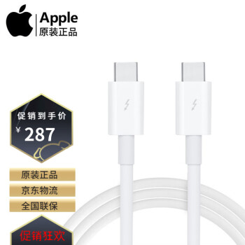 Apple 苹果原装双头type C充电线笔记本电脑macbook快充线ipad Pro平板数据线 雷霆3 双usb C 闪电数据传输线0 8米 图片价格品牌报价 京东