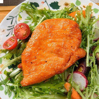 奥尔良鸡排黑椒孜然半成品冷冻健身鸡胸肉汉堡炸鸡肉香煎扒 黑椒鸡排