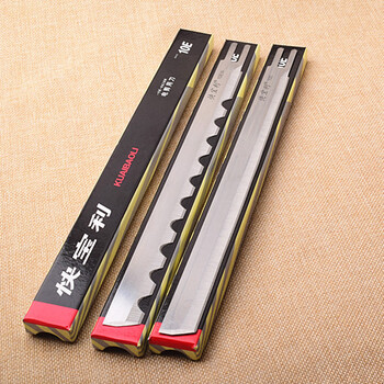 快宝利电剪刀片8101213电剪刀波浪刀裁床刀电剪砂带沭露8寸波浪刀